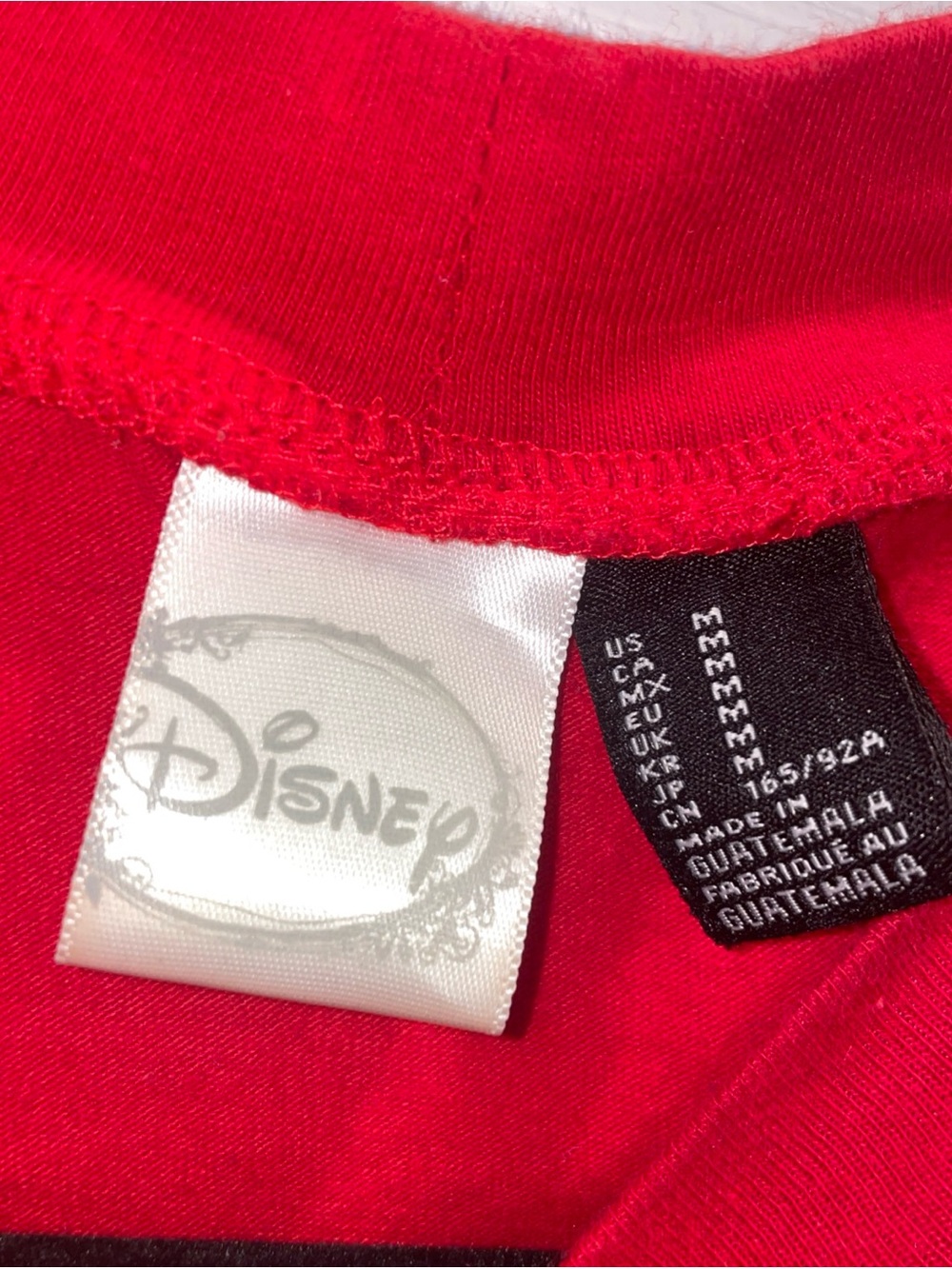 Disney Red Mickey Mouse Cropped Tank Top Women’s Medium - Picture 2 of 2